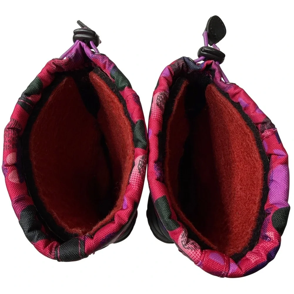 Kamik‎ Kids Insulated Waterproof Winter Boots Girls 1 Pink Print